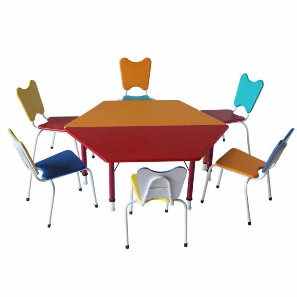 playschool trapezoid table 5