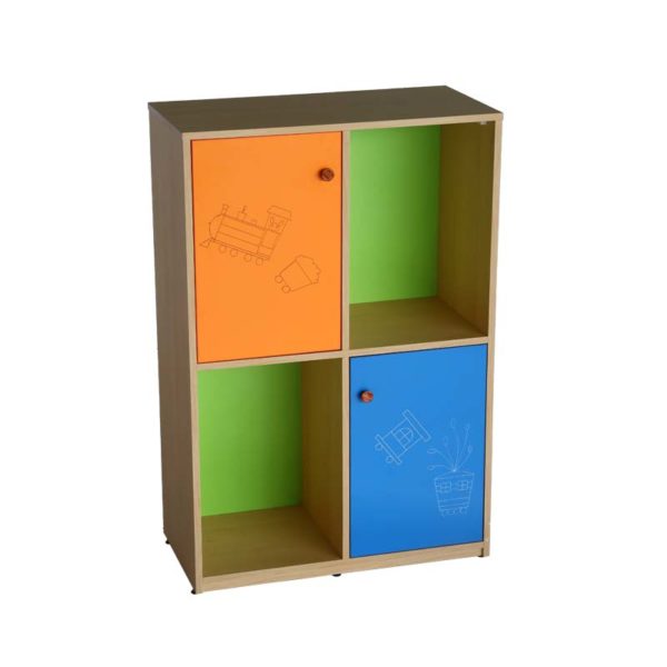 school multi colour storage cabinet ride