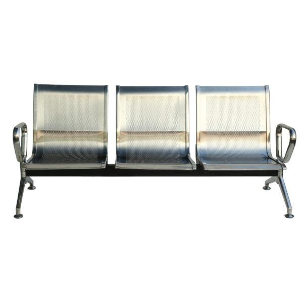 school reception visitor seating stainless steel 3s
