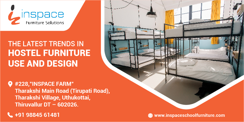 Double cot hostel furniture from Inspace School Furniture, Chennai