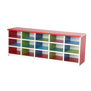 school multi colour storage shelving cos